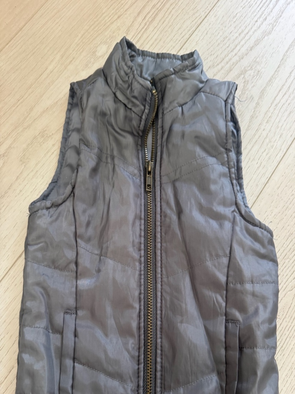 7 For All Mankind Kids Puffer Vest - Black Zip Up - Size 3T LIKE NEW